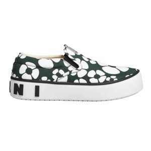 Carhartt x Marni WIP Sunflower Paw Slip-On Low-Top Sneakers Green White